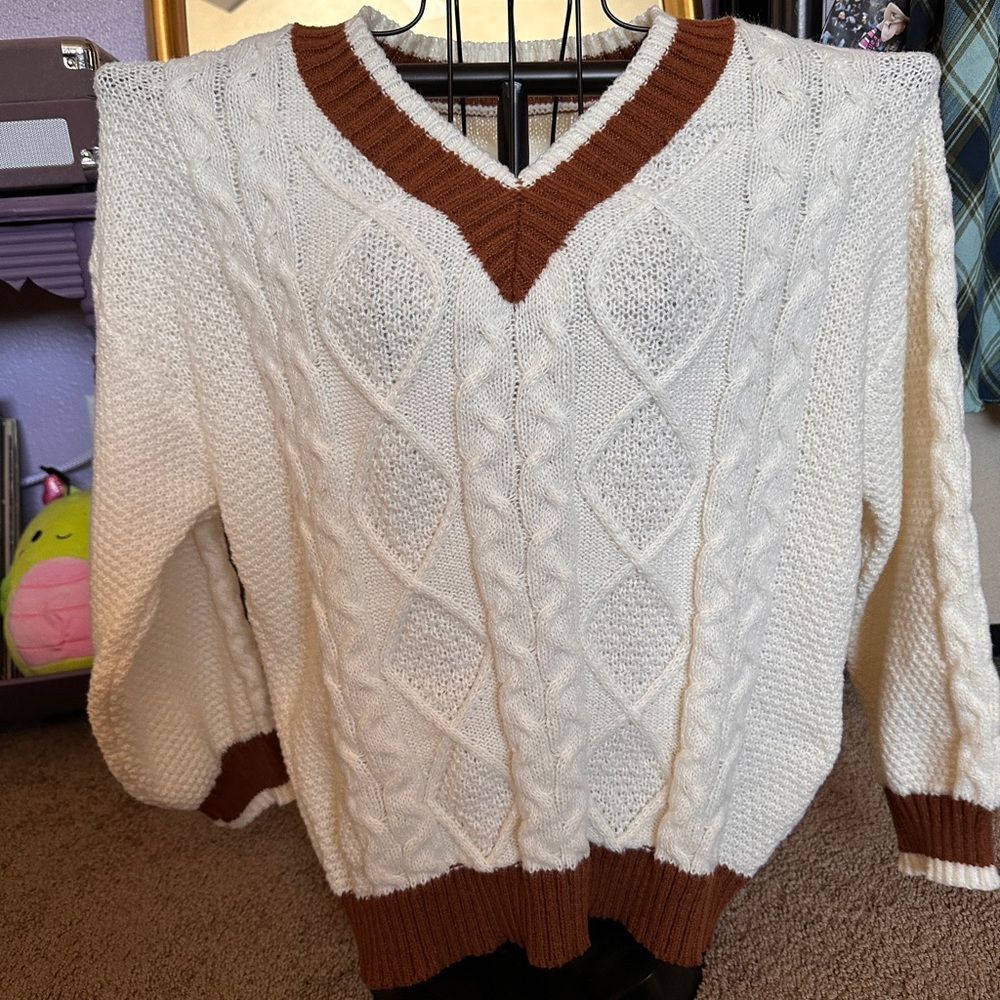 V-neck sweater